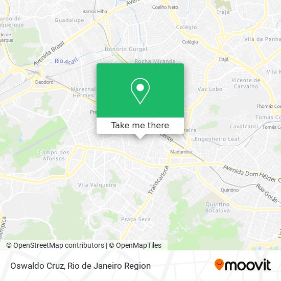 Mapa Oswaldo Cruz