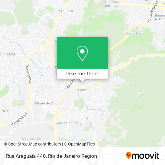 Rua Araguaia 440 map