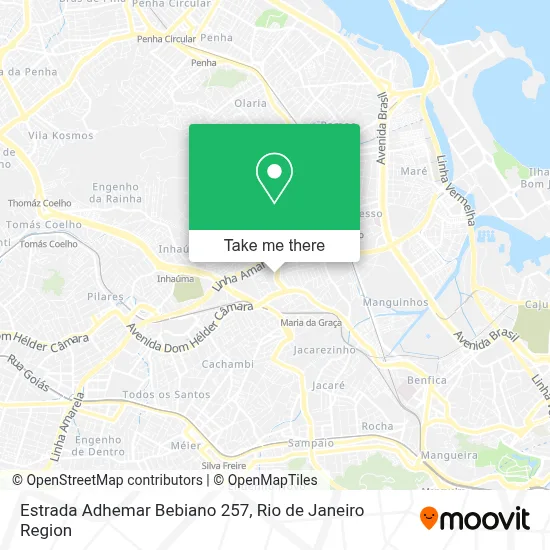 Estrada Adhemar Bebiano 257 map