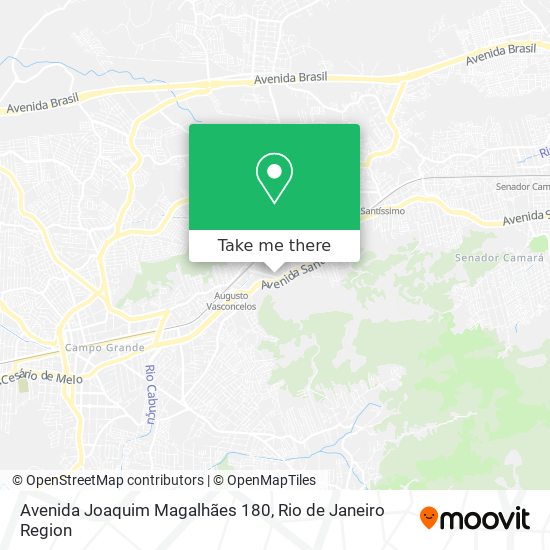 Mapa Avenida Joaquim Magalhães 180