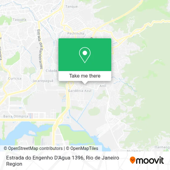 Estrada do Engenho D'Agua 1396 map