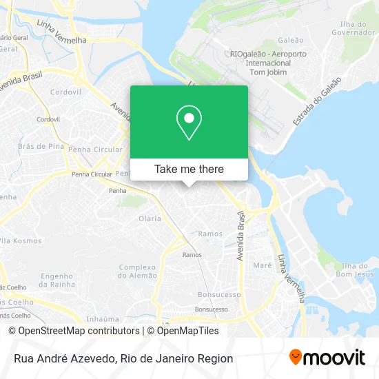 Rua André Azevedo map