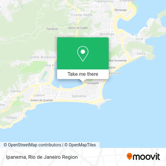 Ipanema map