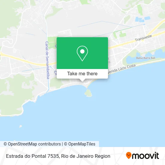 Estrada do Pontal 7535 map