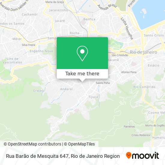 Rua Barão de Mesquita 647 map