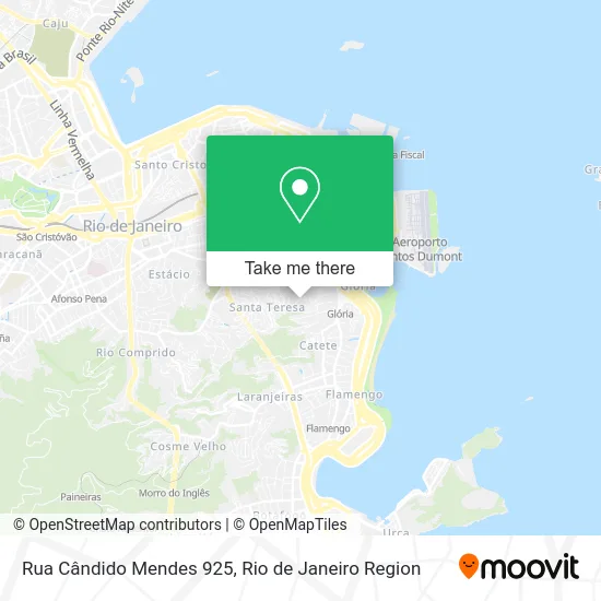 Rua Cândido Mendes 925 map