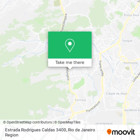 Estrada Rodrigues Caldas 3400 map