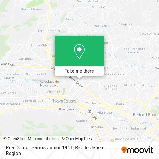 Rua Doutor Barros Junior 1911 map