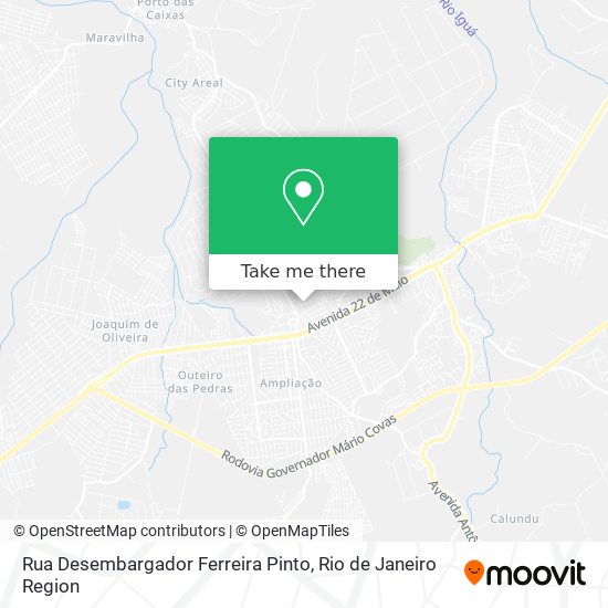 Mapa Rua Desembargador Ferreira Pinto