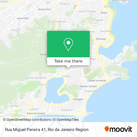 Mapa Rua Miguel Pereira 41