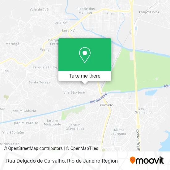 Rua Delgado de Carvalho map