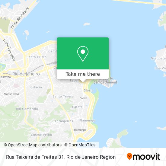 Mapa Rua Teixeira de Freitas 31