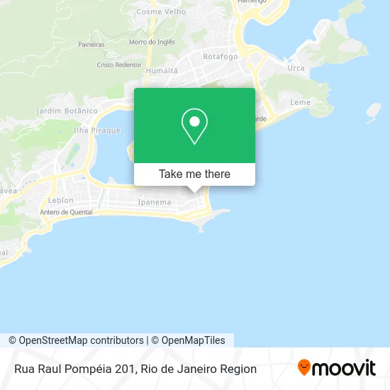 Rua Raul Pompéia 201 map