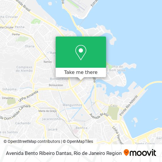 Avenida Bento Ribeiro Dantas map