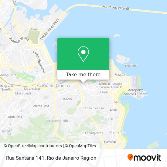 Mapa Rua Santana 141