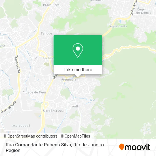 Rua Comandante Rubens Silva map