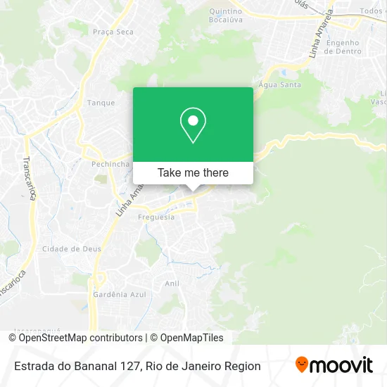 Estrada do Bananal 127 map