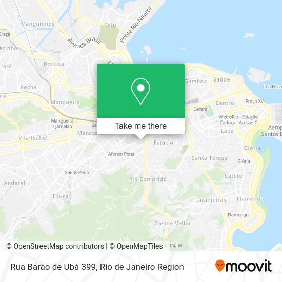 Rua Barão de Ubá 399 map