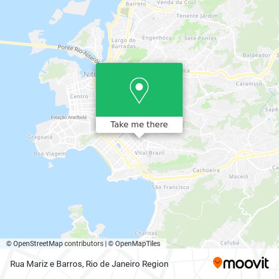 Rua Mariz e Barros map