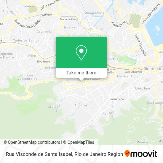 Rua Visconde de Santa Isabel map