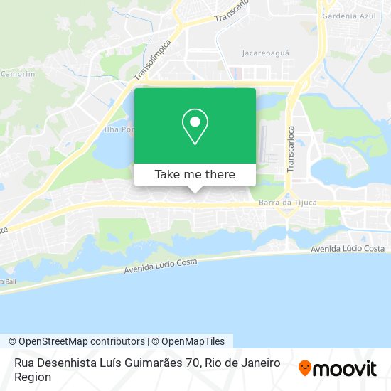 Rua Desenhista Luís Guimarães 70 map