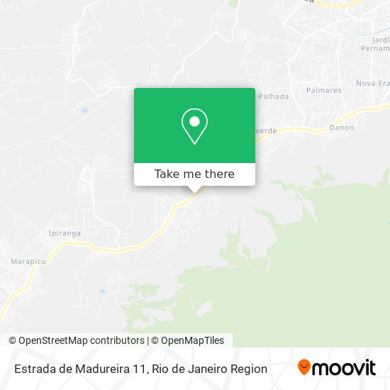 Estrada de Madureira 11 map