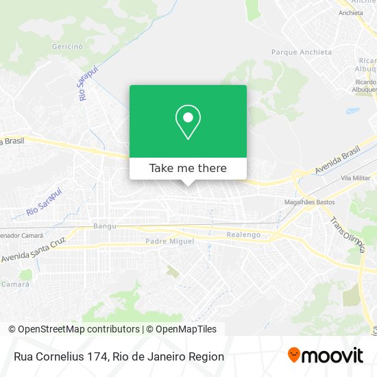 Rua Cornelius 174 map