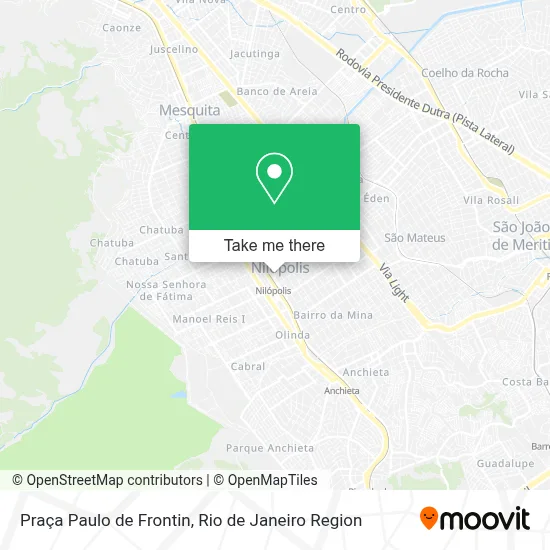 Praça Paulo de Frontin map