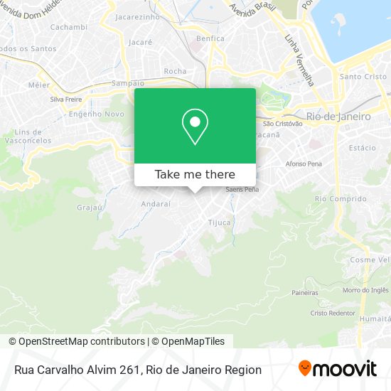 Mapa Rua Carvalho Alvim 261