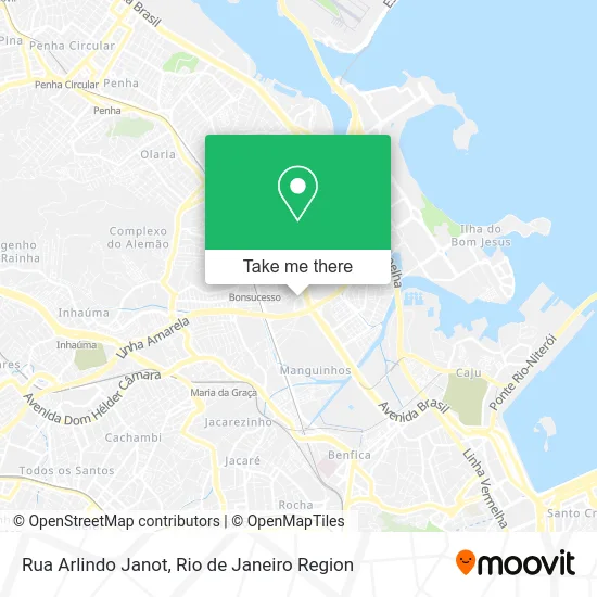 Rua Arlindo Janot map