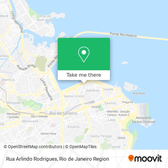 Rua Arlindo Rodrigues map