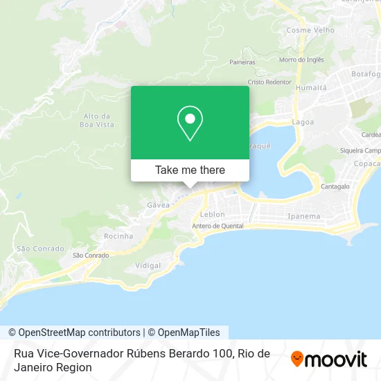 Rua Vice-Governador Rúbens Berardo 100 map