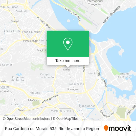 Rua Cardoso de Morais 535 map