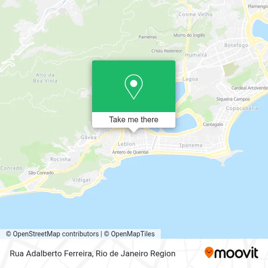 Rua Adalberto Ferreira map