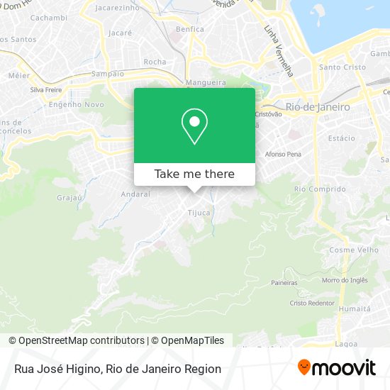 Mapa Rua José Higino