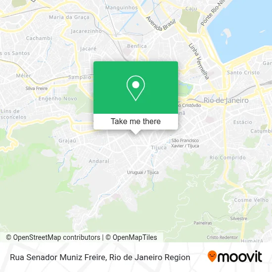 Rua Senador Muniz Freire map
