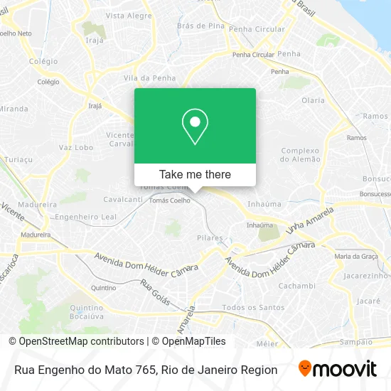 Rua Engenho do Mato 765 map