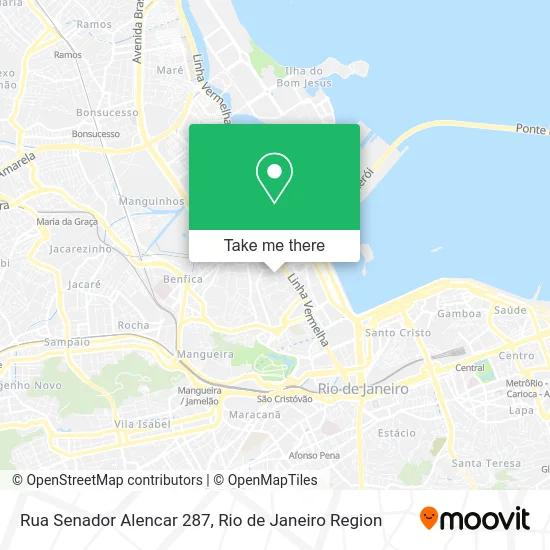 Rua Senador Alencar 287 map