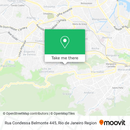 Rua Condessa Belmonte 445 map