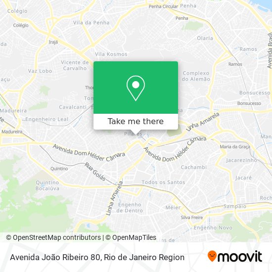 Avenida João Ribeiro 80 map