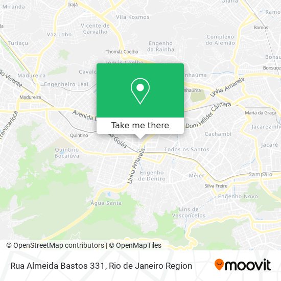 Mapa Rua Almeida Bastos 331
