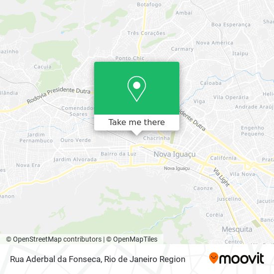 Rua Aderbal da Fonseca map