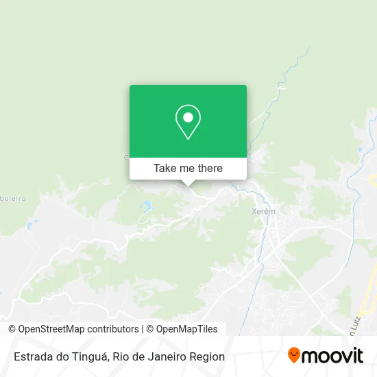 Estrada do Tinguá map