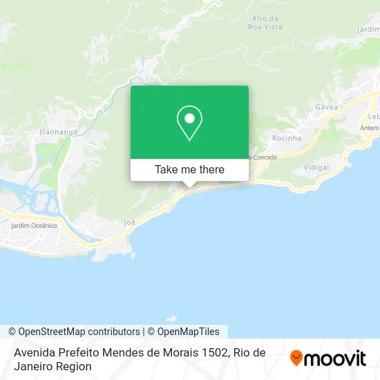 Avenida Prefeito Mendes de Morais 1502 map