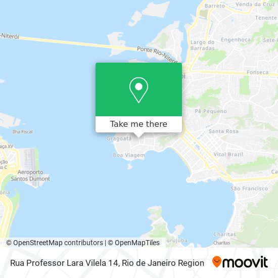 Mapa Rua Professor Lara Vilela 14