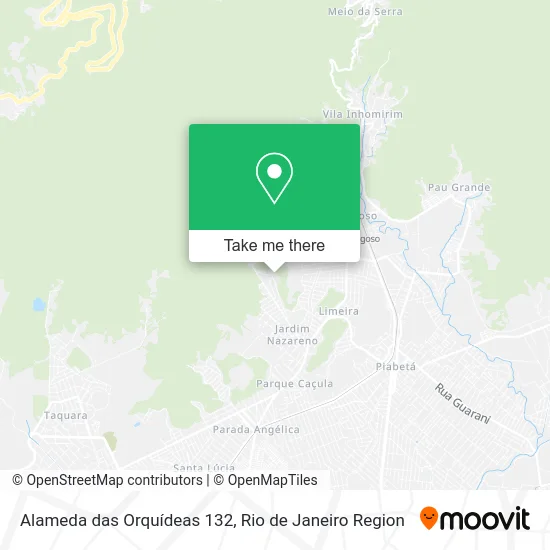 Alameda das Orquídeas 132 map