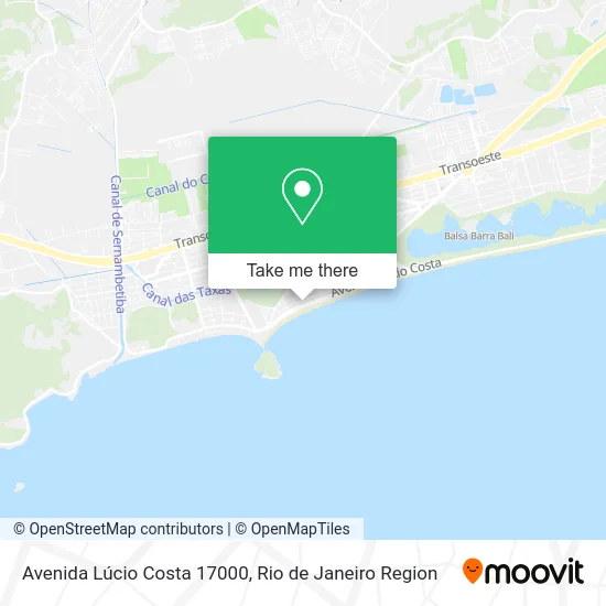 Avenida Lúcio Costa 17000 map