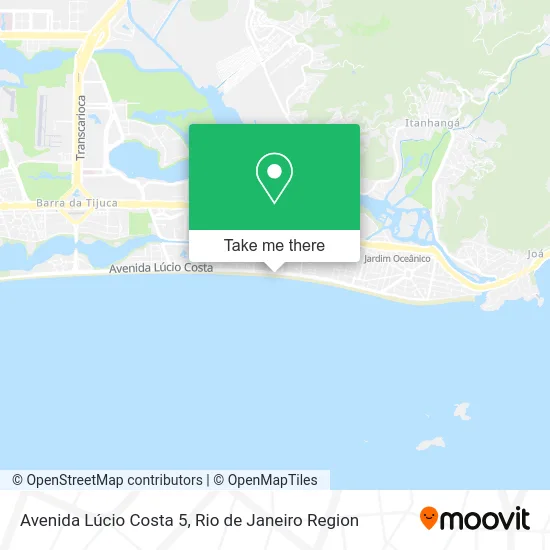 Avenida Lúcio Costa 5 map