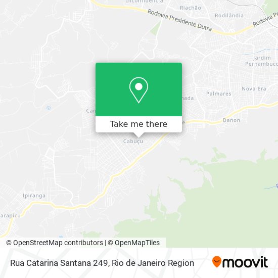 Rua Catarina Santana 249 map