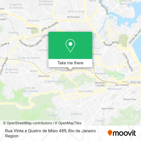 Rua Vinte e Quatro de Maio 489 map